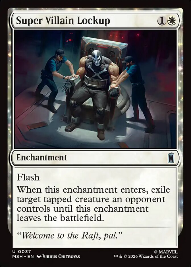 Super Villain Lockup - Marvel Super Heroes