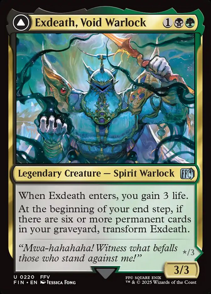 Exdeath, Void Warlock // Neo Exdeath, Dimension's End - Final Fantasy