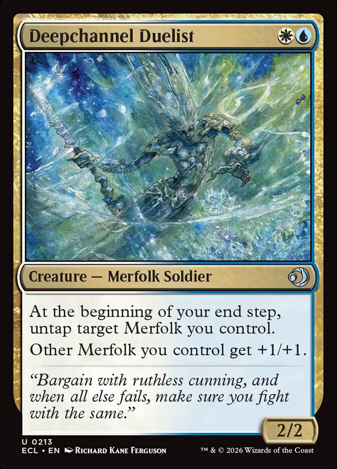 Deepchannel Duelist - Lorwyn Eclipsed