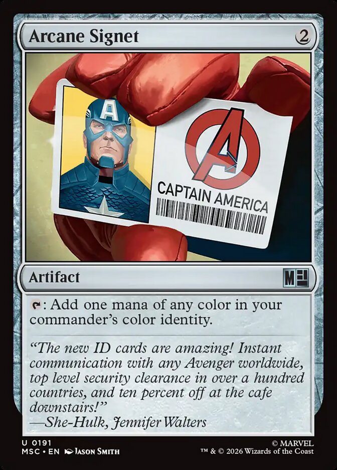 Arcane Signet - Marvel Super Heroes Commander