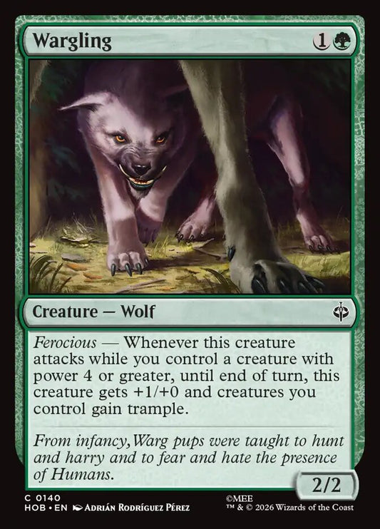 Wargling - The Hobbit
