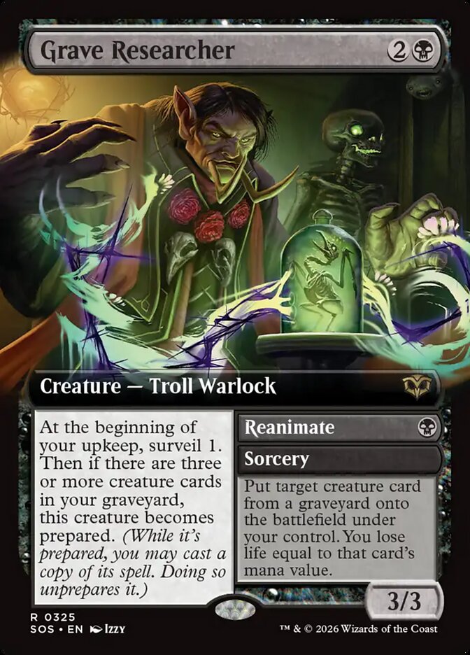 Grave Researcher // Reanimate - Secrets of Strixhaven