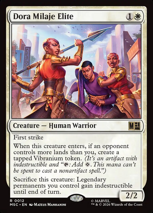 Dora Milaje Elite - Marvel Super Heroes Commander
