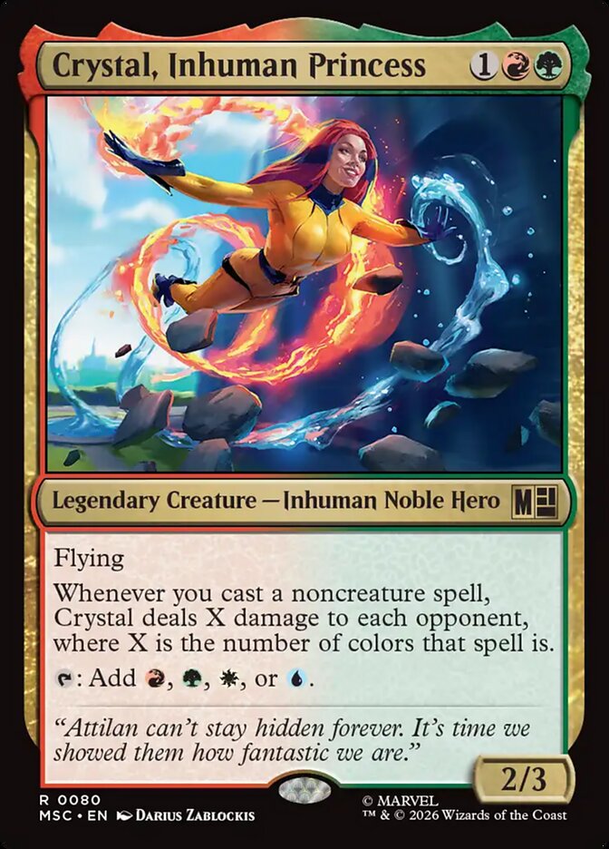 Crystal, Inhuman Princess - Marvel Super Heroes Commander