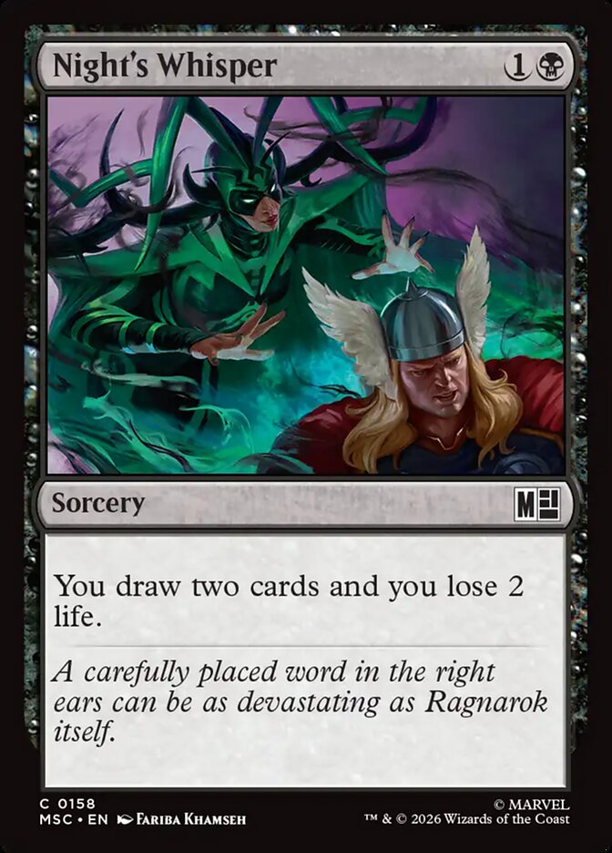 Night's Whisper - Marvel Super Heroes Commander