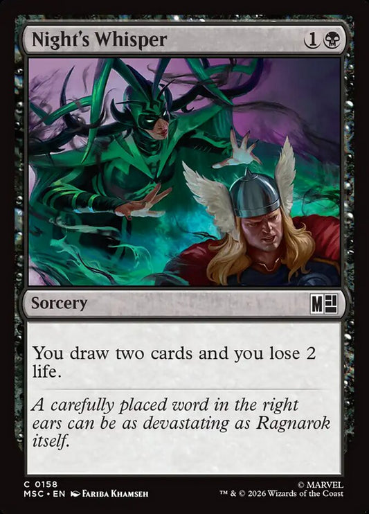 Night's Whisper - Marvel Super Heroes Commander