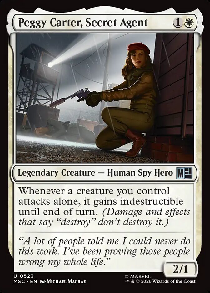 Peggy Carter, Secret Agent - Marvel Super Heroes Commander