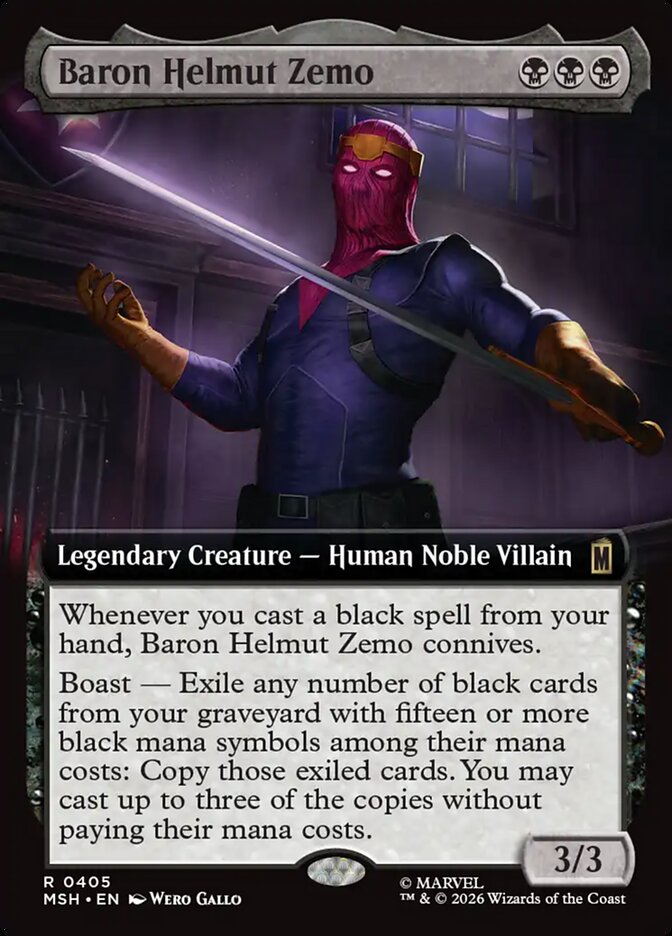 Baron Helmut Zemo - Marvel Super Heroes