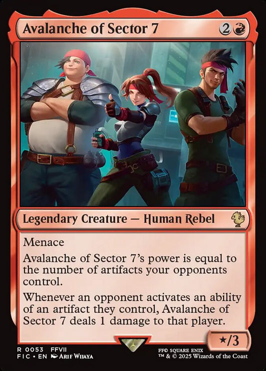 Avalanche of Sector 7 - Final Fantasy Commander