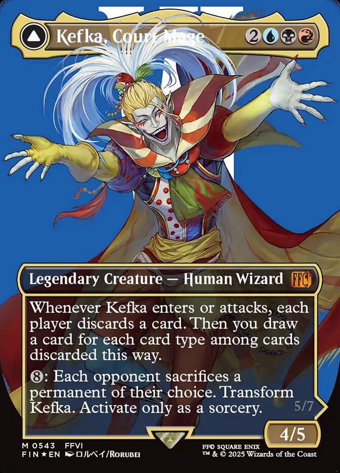 Kefka, Court Mage // Kefka, Ruler of Ruin - Final Fantasy