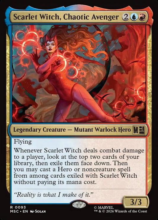 Scarlet Witch, Chaotic Avenger - Marvel Super Heroes Commander