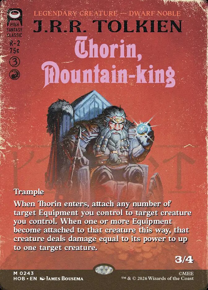 Thorin, Mountain-king - The Hobbit