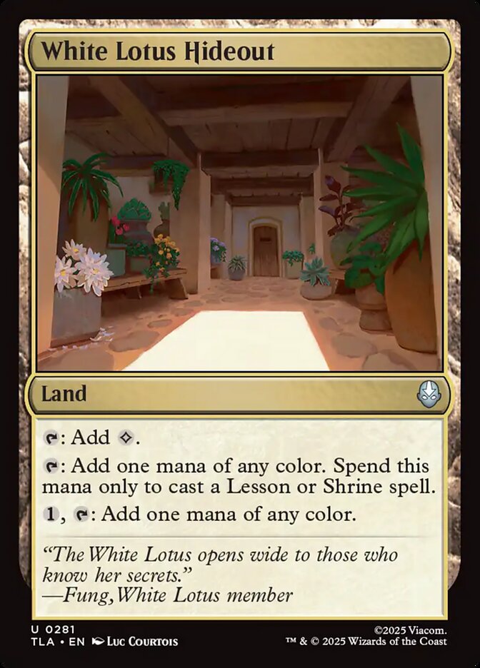 White Lotus Hideout - Avatar: The Last Airbender