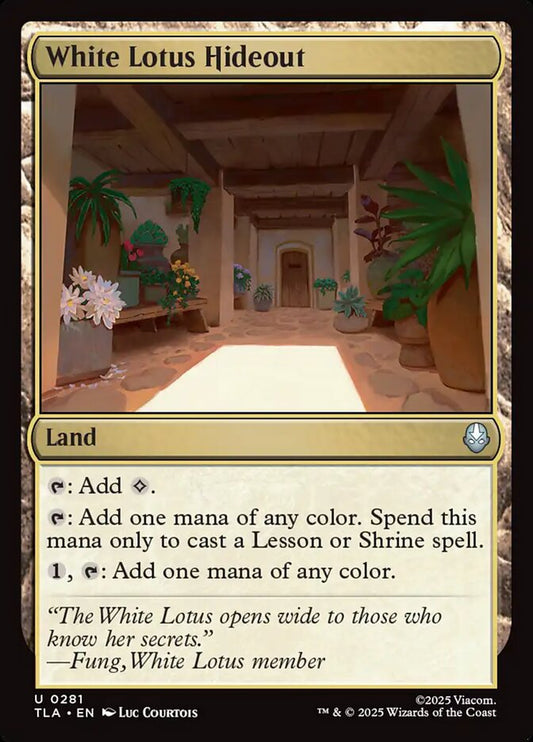 White Lotus Hideout - Avatar: The Last Airbender