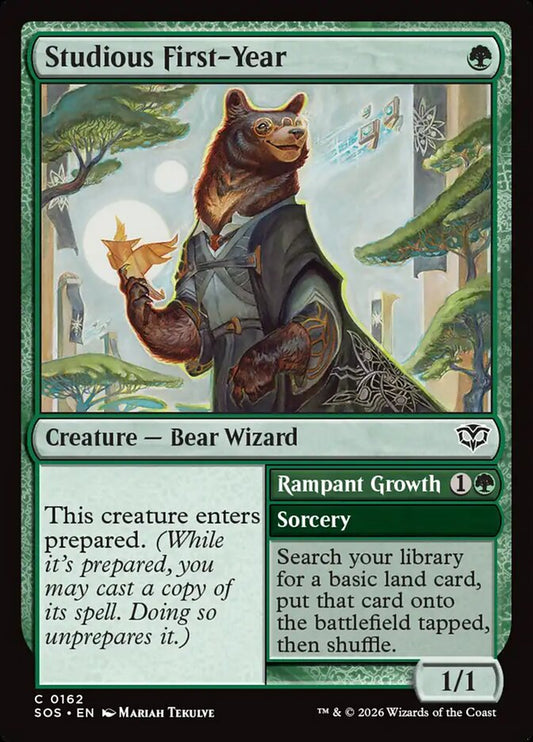 Studious First-Year // Rampant Growth - Secrets of Strixhaven