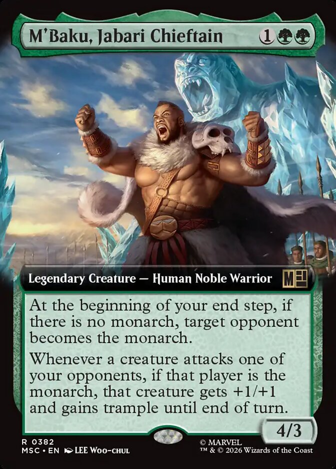 M'Baku, Jabari Chieftain - Marvel Super Heroes Commander