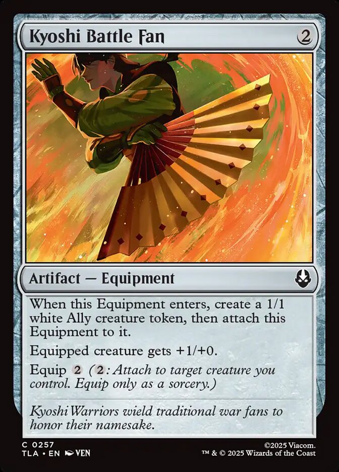 Kyoshi Battle Fan - Avatar: The Last Airbender