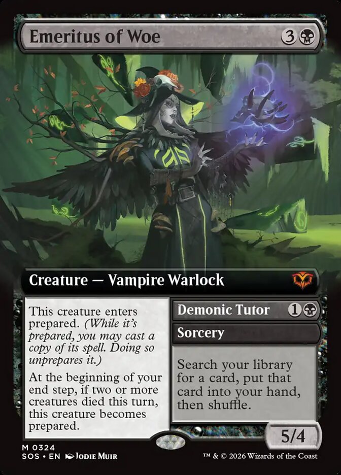 Emeritus of Woe // Demonic Tutor - Secrets of Strixhaven
