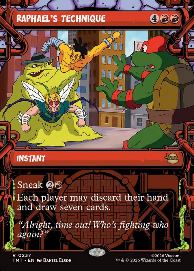 Raphael's Technique - Teenage Mutant Ninja Turtles