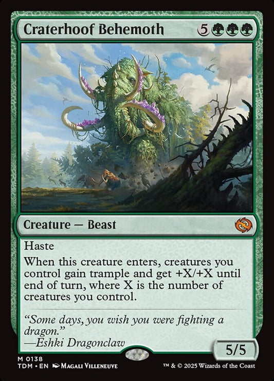 Craterhoof Behemoth - Tarkir: Dragonstorm