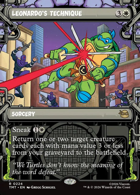 Leonardo's Technique - Teenage Mutant Ninja Turtles