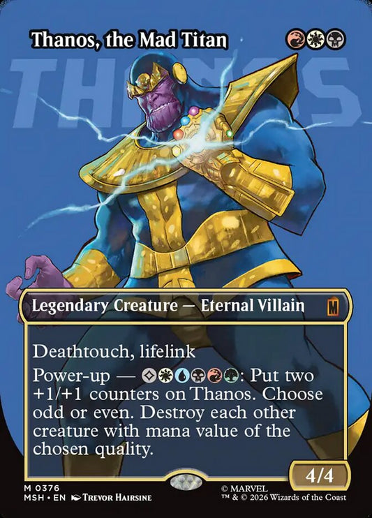 Thanos, the Mad Titan - Marvel Super Heroes