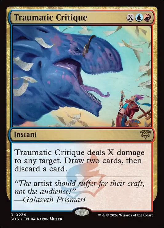 Traumatic Critique - Secrets of Strixhaven