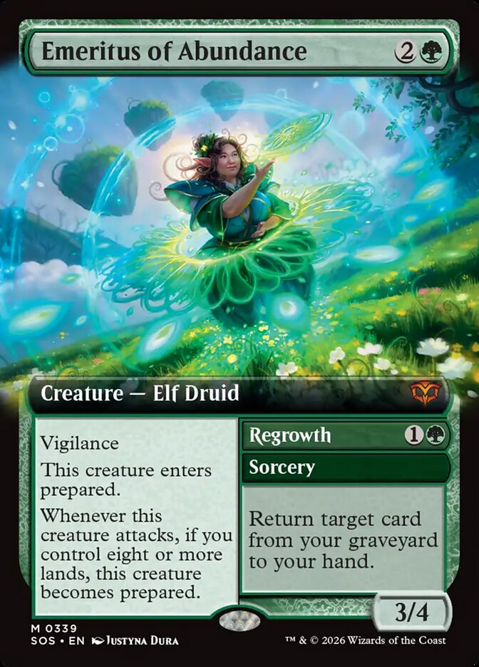 Emeritus of Abundance // Regrowth - Secrets of Strixhaven