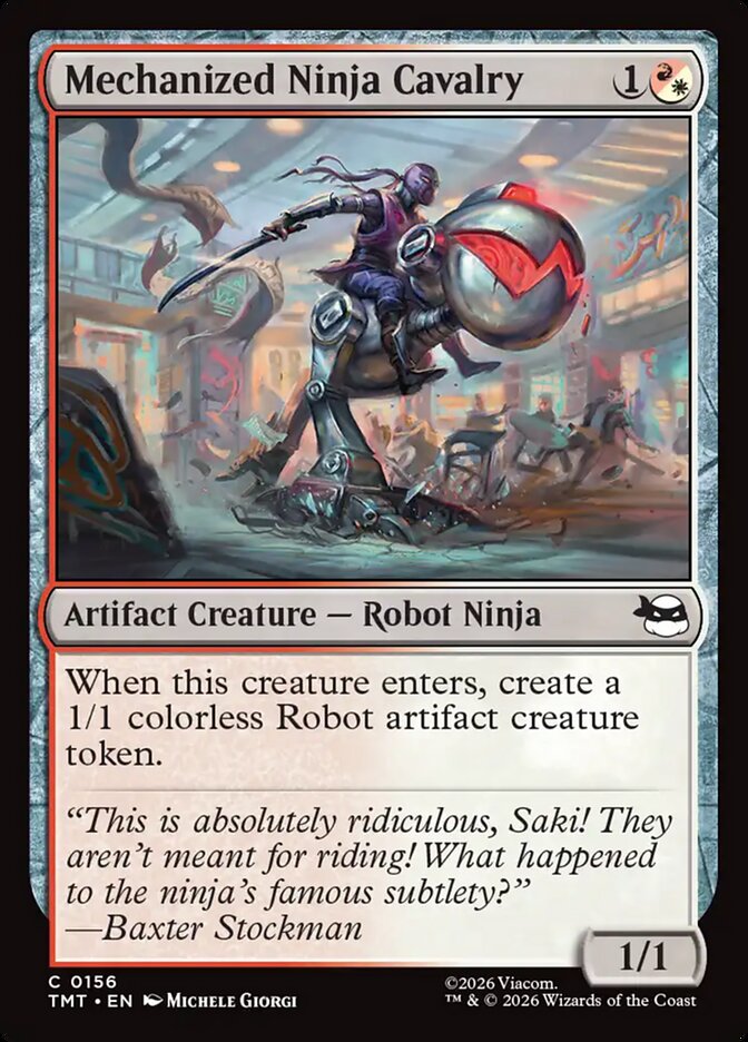 Mechanized Ninja Cavalry - Teenage Mutant Ninja Turtles
