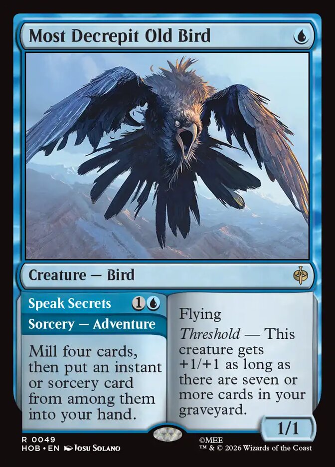 Most Decrepit Old Bird // Speak Secrets - The Hobbit