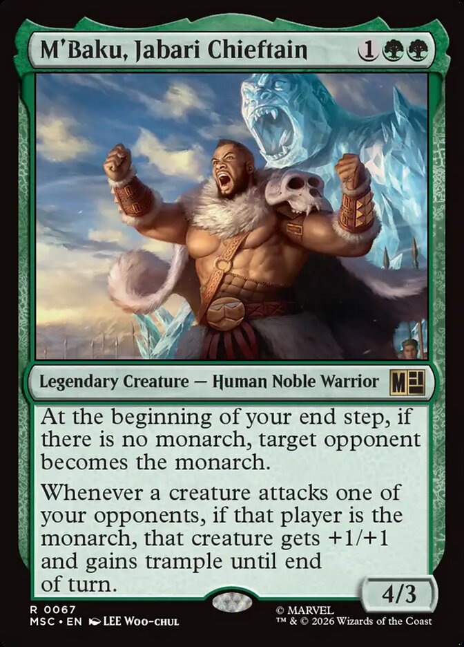 M'Baku, Jabari Chieftain - Marvel Super Heroes Commander