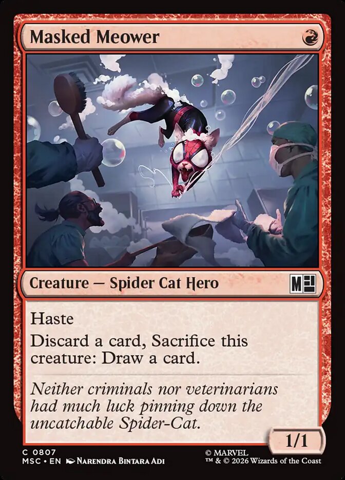 Masked Meower - Marvel Super Heroes Commander
