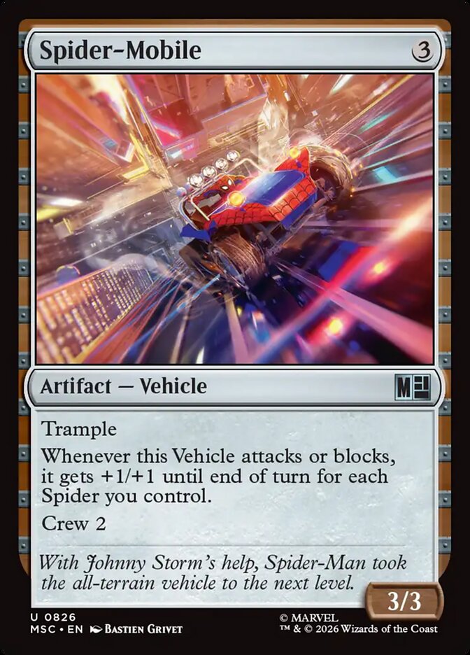 Spider-Mobile - Marvel Super Heroes Commander