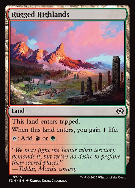 Rugged Highlands - Tarkir: Dragonstorm