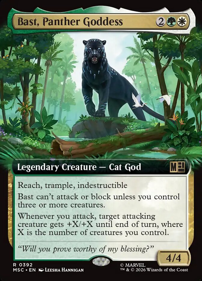 Bast, Panther Goddess - Marvel Super Heroes Commander