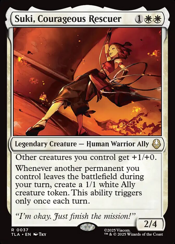 Suki, Courageous Rescuer - Avatar: The Last Airbender