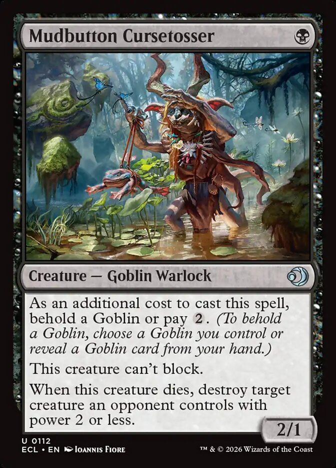 Mudbutton Cursetosser - Lorwyn Eclipsed