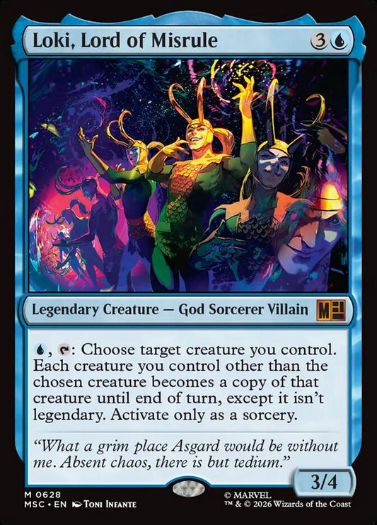 Loki, Lord of Misrule - Marvel Super Heroes Commander