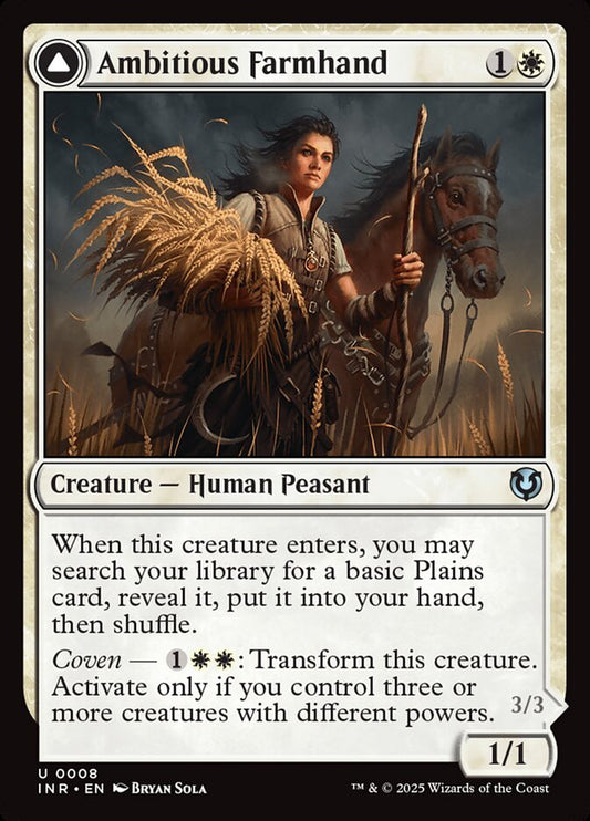 Ambitious Farmhand // Seasoned Cathar - Innistrad Remastered