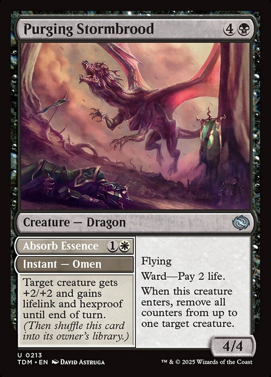 Purging Stormbrood // Absorb Essence - Tarkir: Dragonstorm