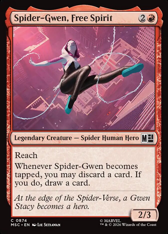 Spider-Gwen, Free Spirit - Marvel Super Heroes Commander