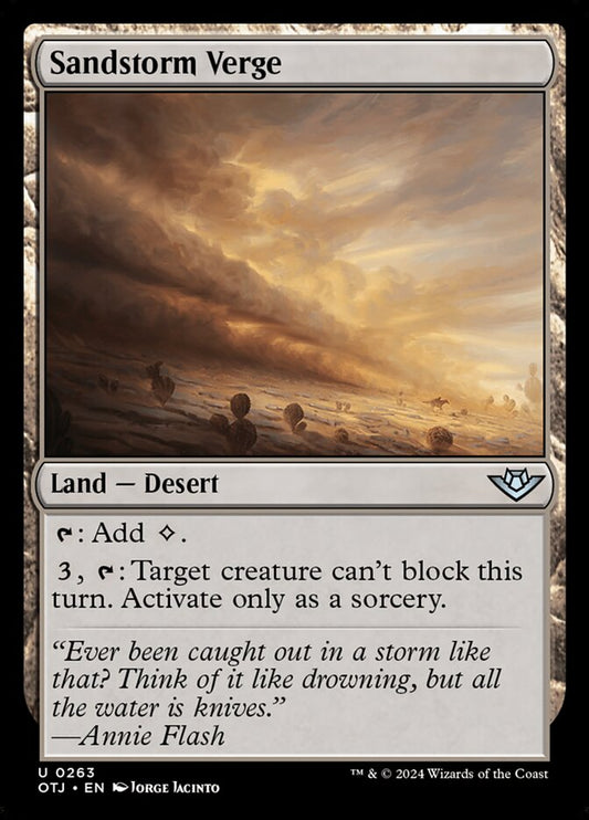 Sandstorm Verge - Outlaws of Thunder Junction