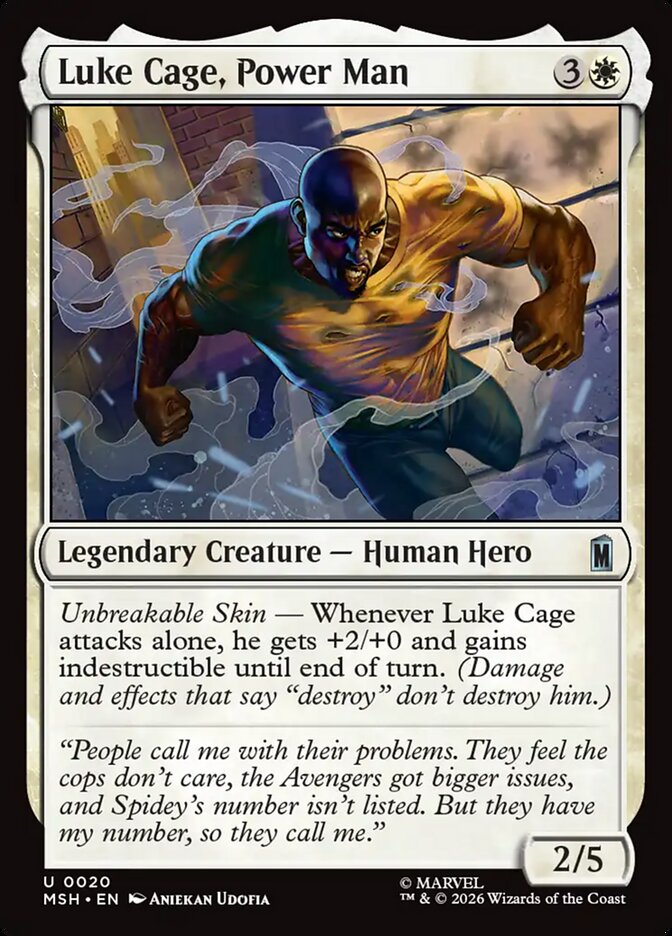Luke Cage, Power Man - Marvel Super Heroes