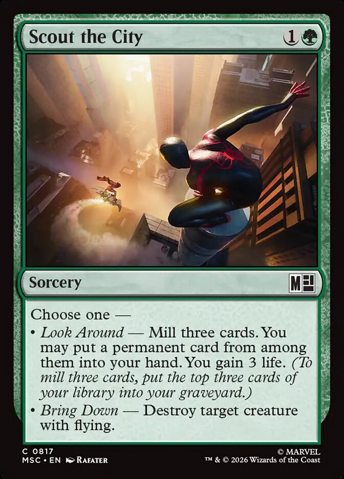 Scout the City - Marvel Super Heroes Commander