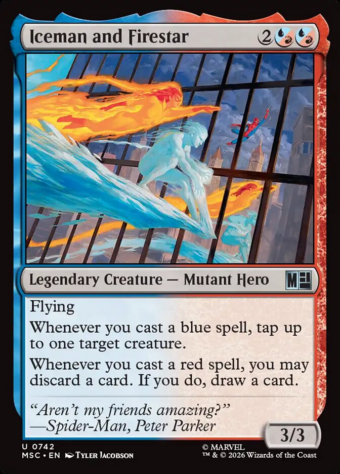 Iceman and Firestar - Marvel Super Heroes Commander