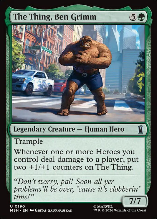 The Thing, Ben Grimm - Marvel Super Heroes