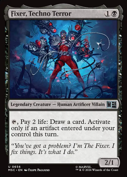 Fixer, Techno Terror - Marvel Super Heroes Commander
