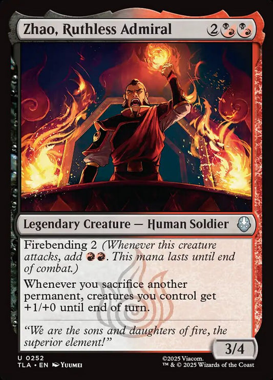 Zhao, Ruthless Admiral - Avatar: The Last Airbender