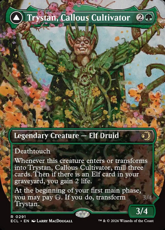 Trystan, Callous Cultivator // Trystan, Penitent Culler - Lorwyn Eclipsed