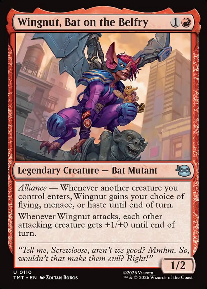Wingnut, Bat on the Belfry - Teenage Mutant Ninja Turtles